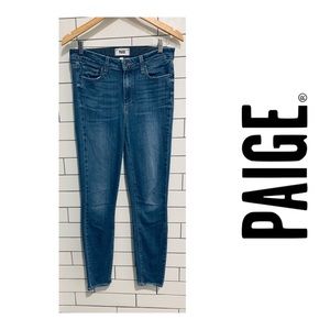 Paige Premium Denim Hoxton light blue skinny ankle Jeans 29